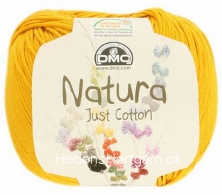 DMC Natura Just Cotton farve 85 varm gul